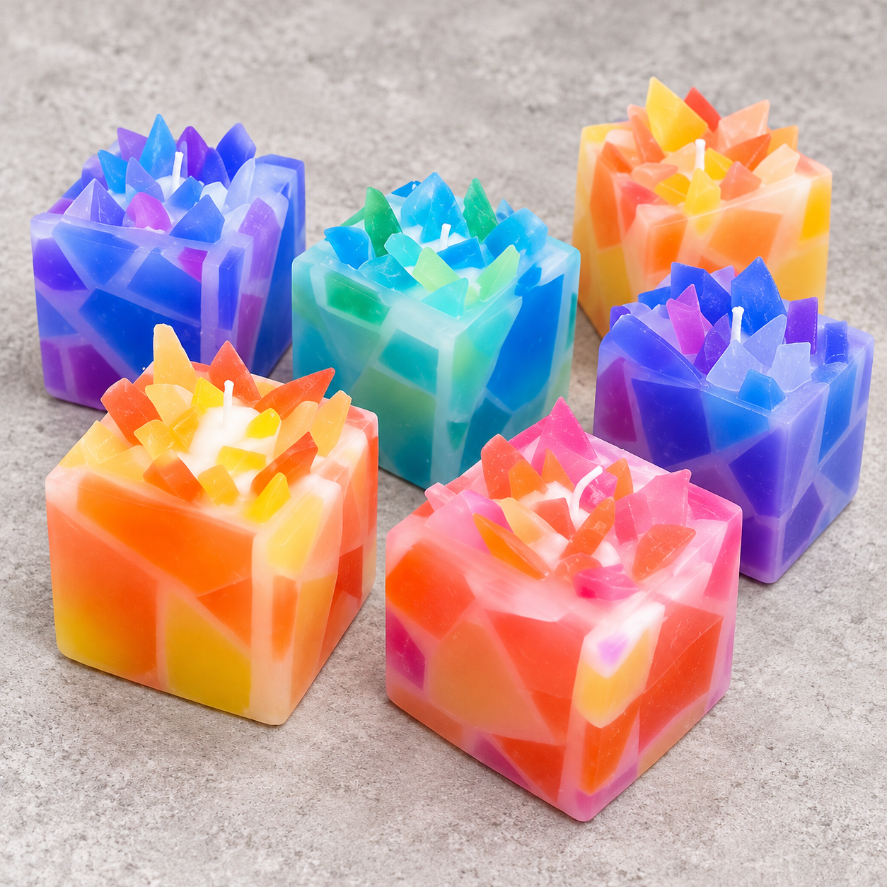 VELAS CON CERA DE PARAFINA